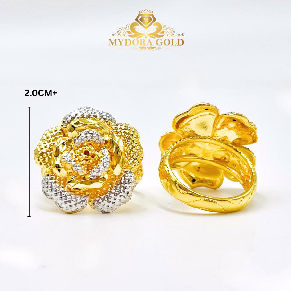 MYDORA Cincin Bunga Rafflesia (5G) l EMAS 916/22K