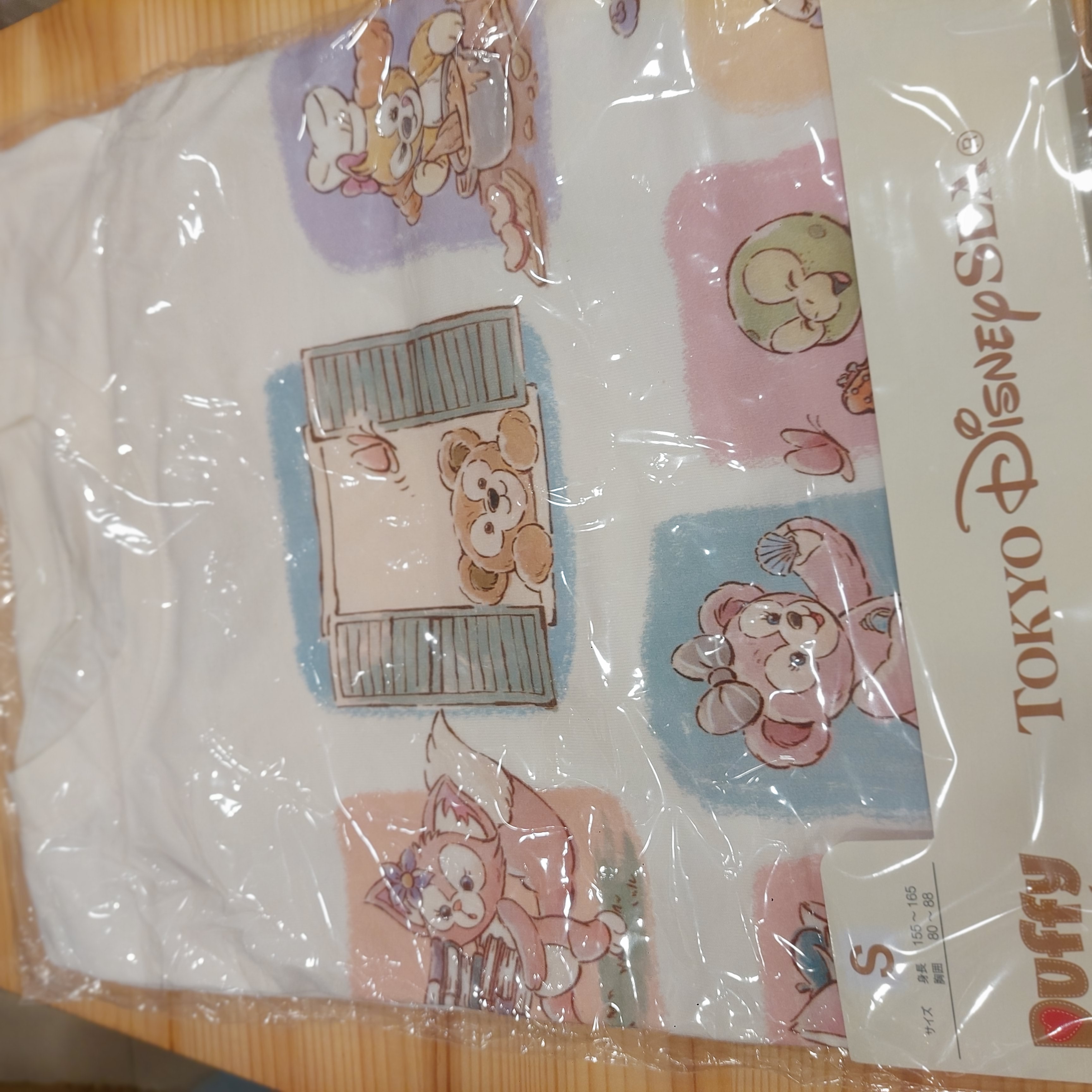 Disney Sea 限定 Duffy 系列 短袖Tee S Size  Autumn Storybook