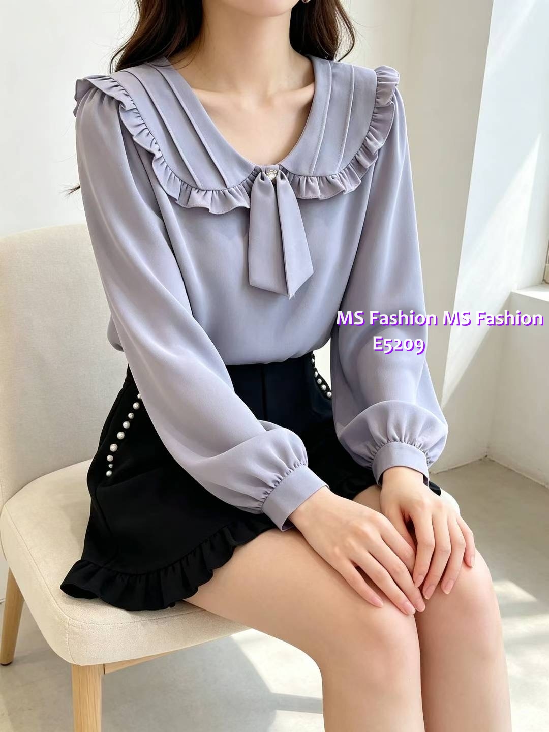 E5209 靚料特色領top