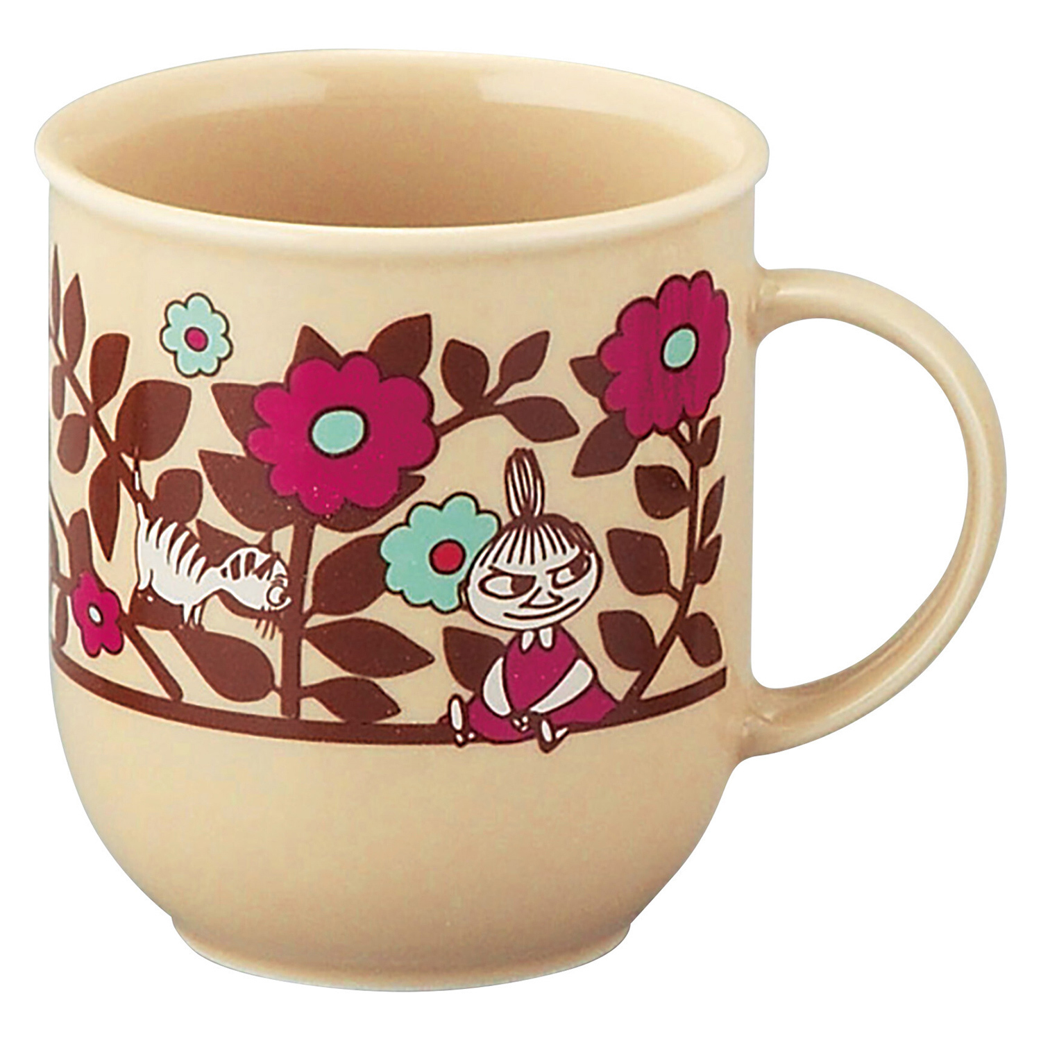 Moomin姆明 - 復古系列杯子 (紅色阿美花叢款)