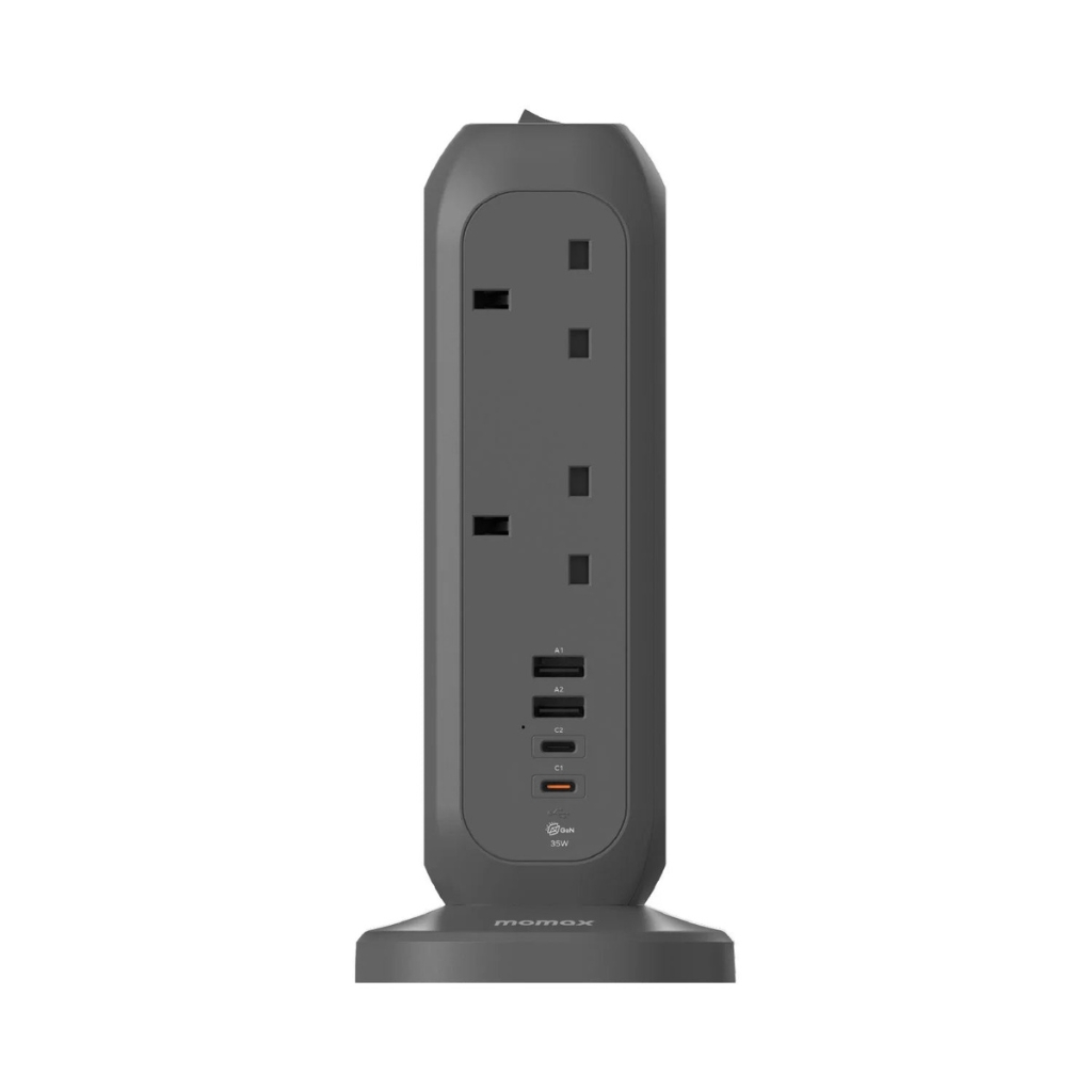 MOMAX 1‑Plug PD35W 11位拖板 US11A｜PD 快充・11 插位・過載保護・家居/辦公必備拖板｜香港行貨