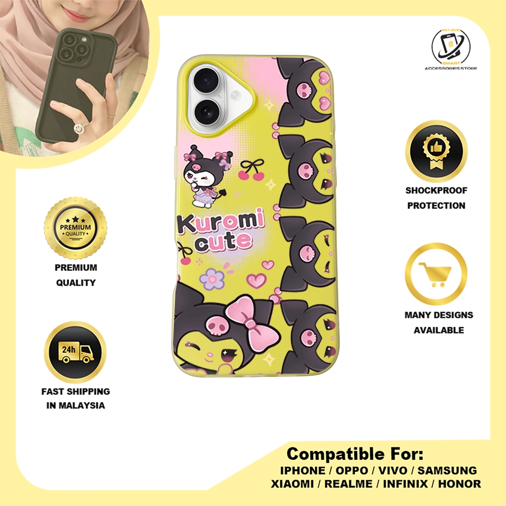 JELLY CASE PHONE FOR IPHONE - DESIGN KUROMI D