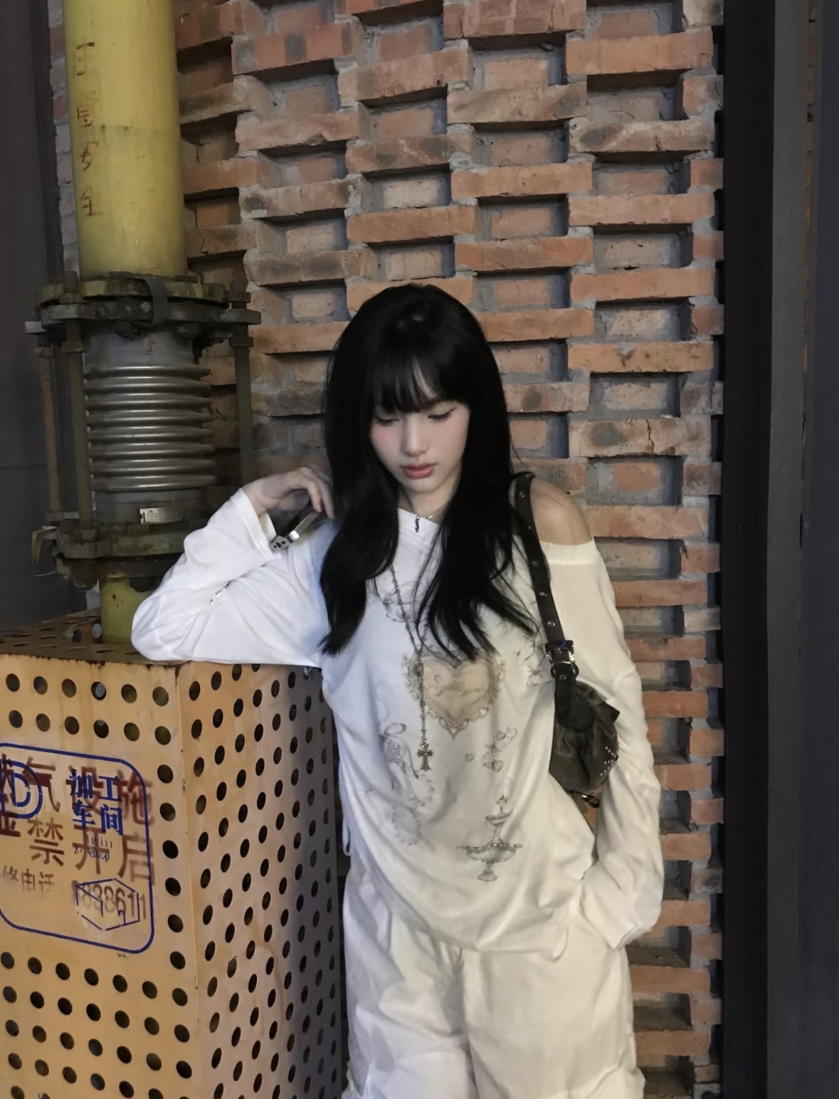 TP569芭蕾风爱心斜肩