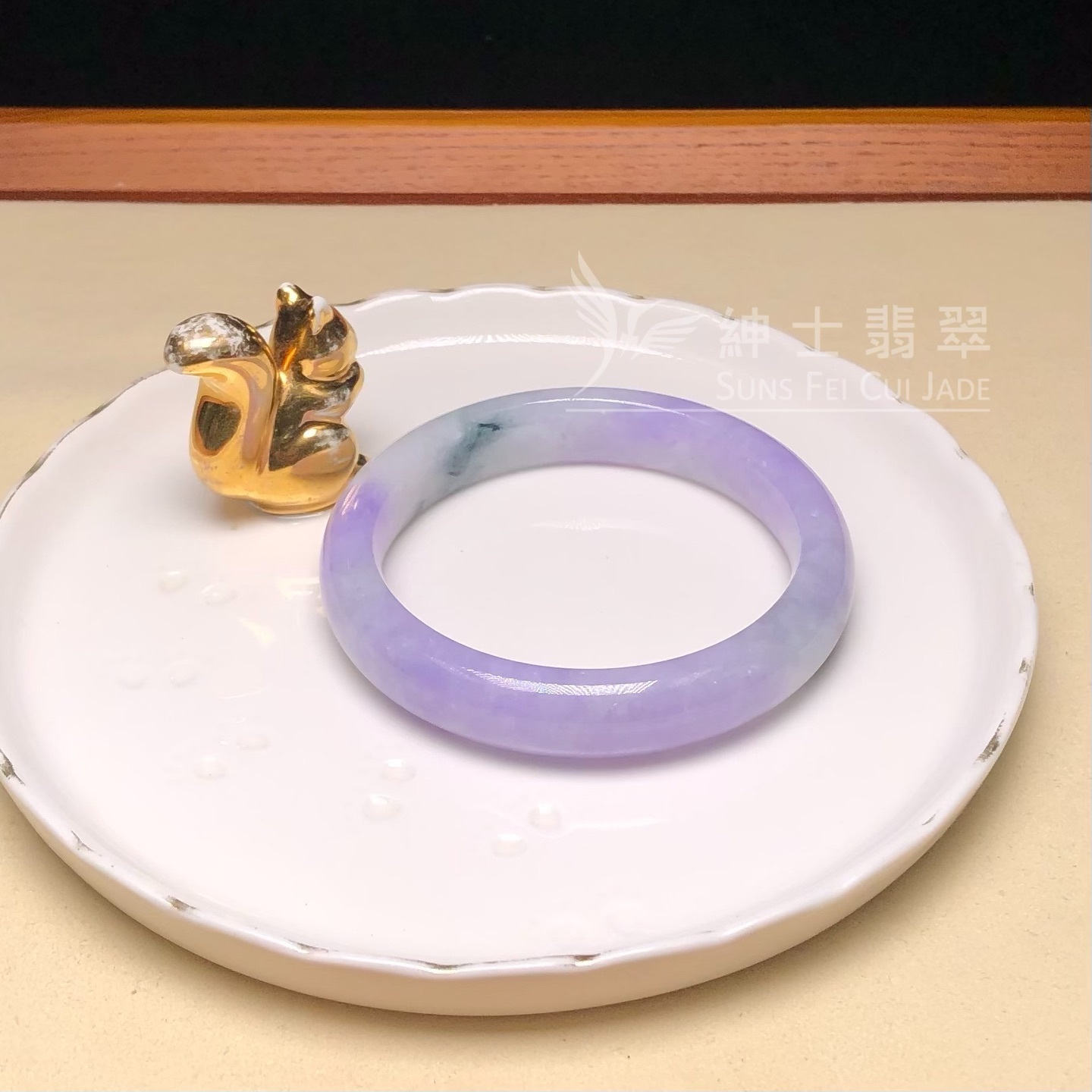 木那藍紫飄花福鐲54.3mm