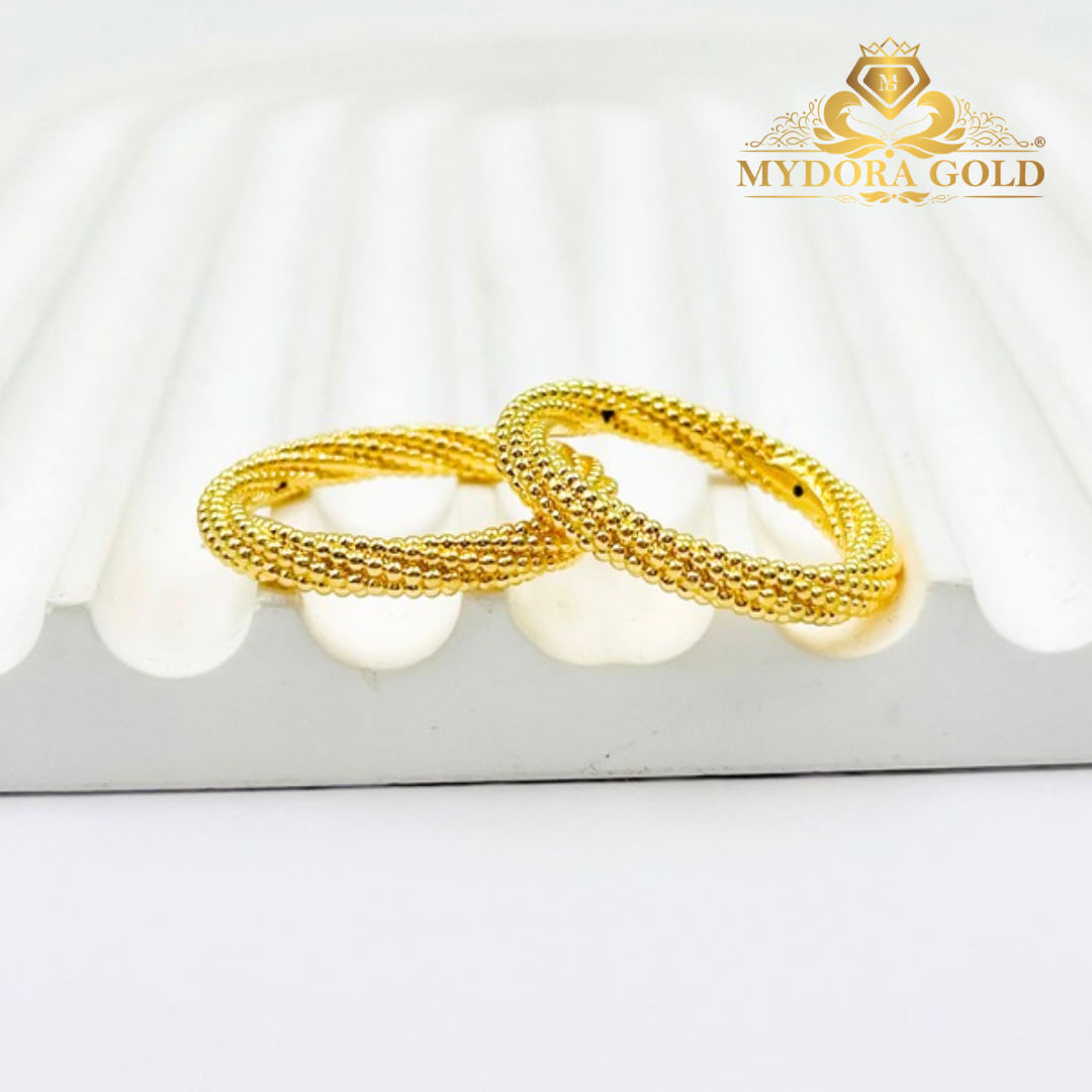 MYDORA Cincin Belah Rotan Pintal Jagung (5G) l EMAS 916/22K