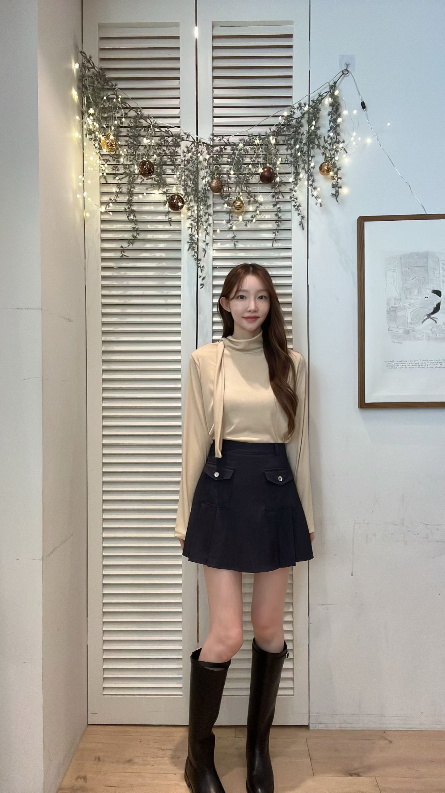 FV08_01 絲巾造型百搭TOP (5色) 