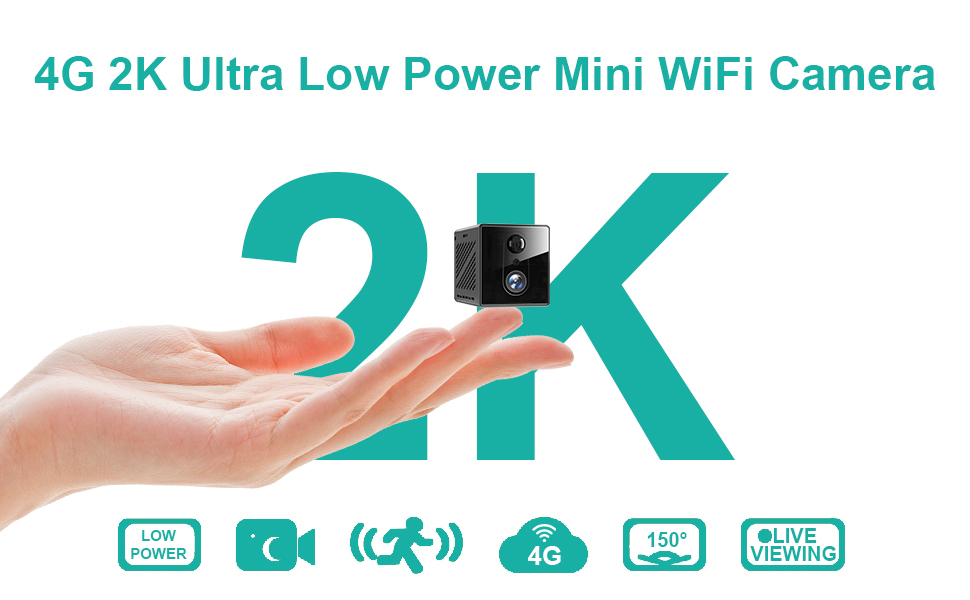 2K 充電式4G微型攝影機