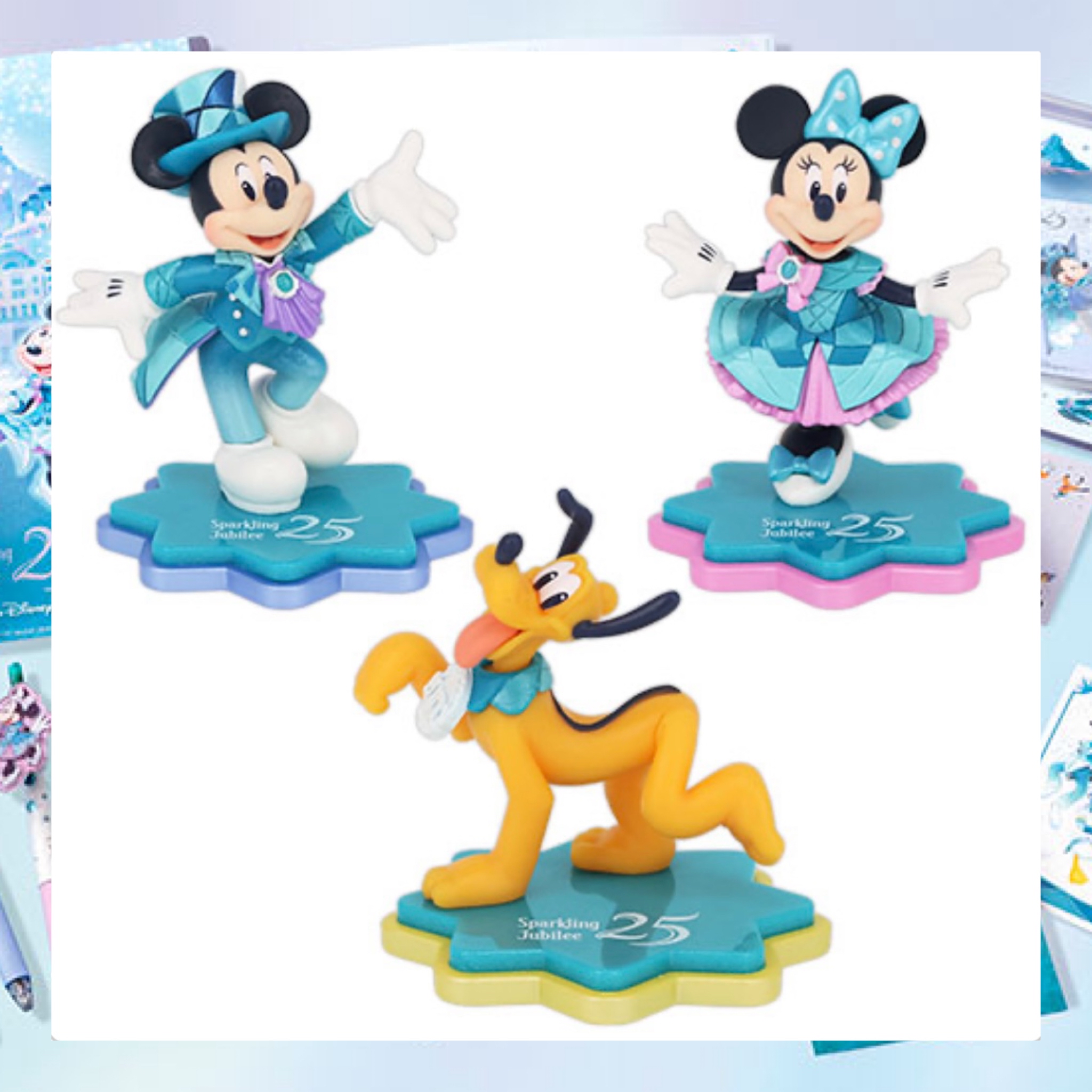 ：日本：DISNEYLAND園區產品 TOYKO DISNEYSEA 25TH SPARKLING JUBILEE 25/5 日本發賣 FIGURE SET