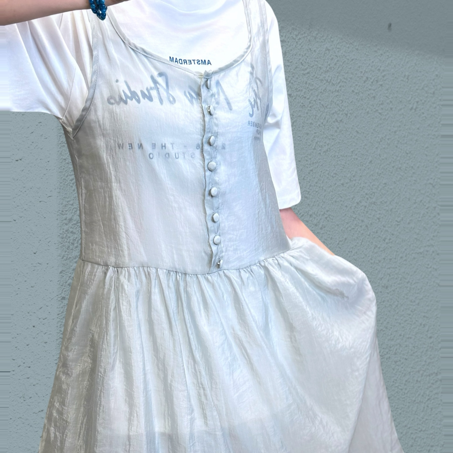 紗質背心One Piece 胸 92 腰 94 Hip 150 長 101