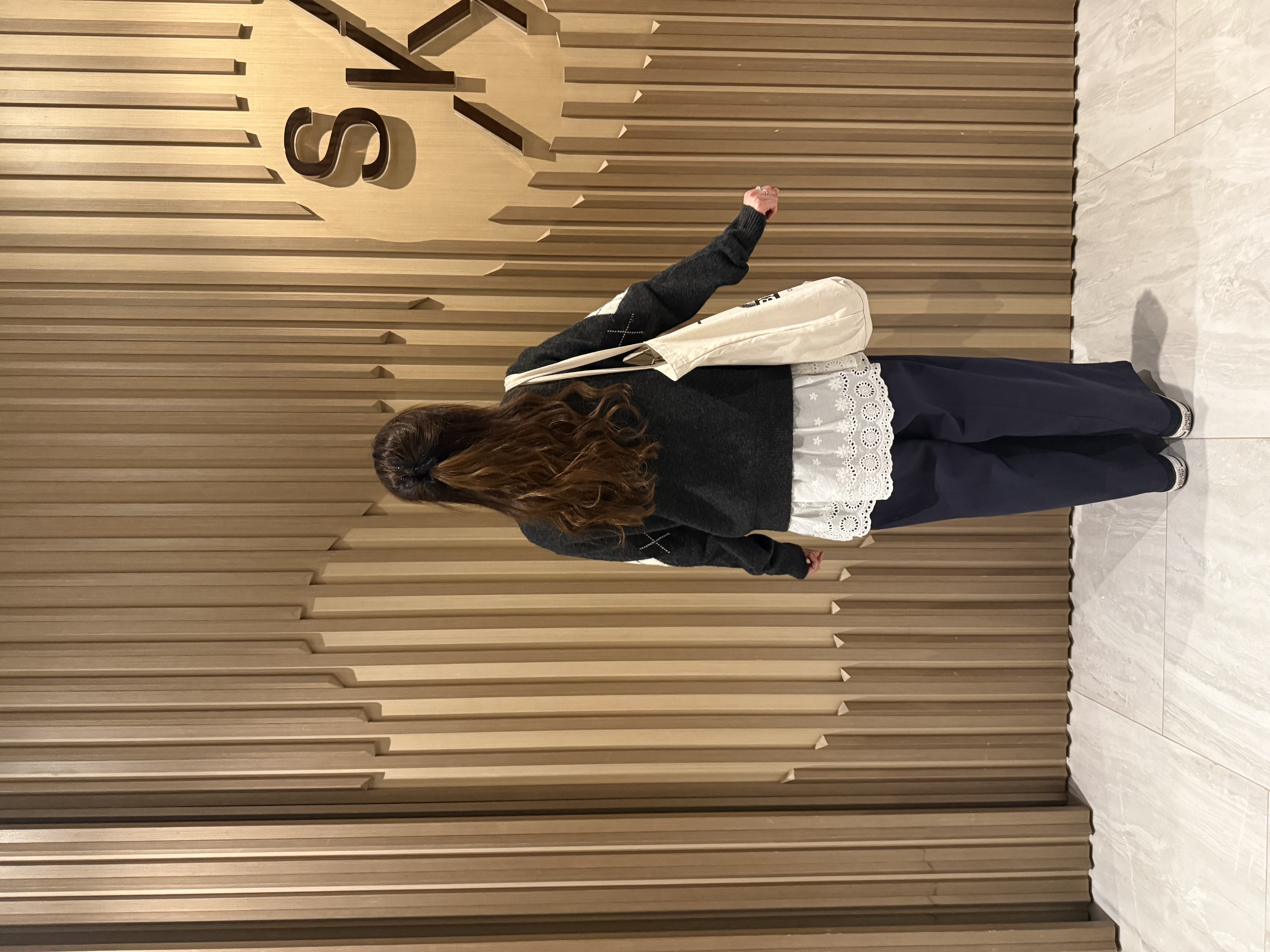 菱格冷外套（炭灰色）