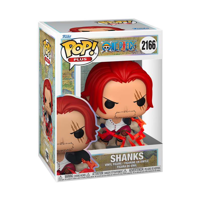 📦訂購 美國代購 Funko POP! ONE PIECE Plus Shanks Figure 海賊王 模型