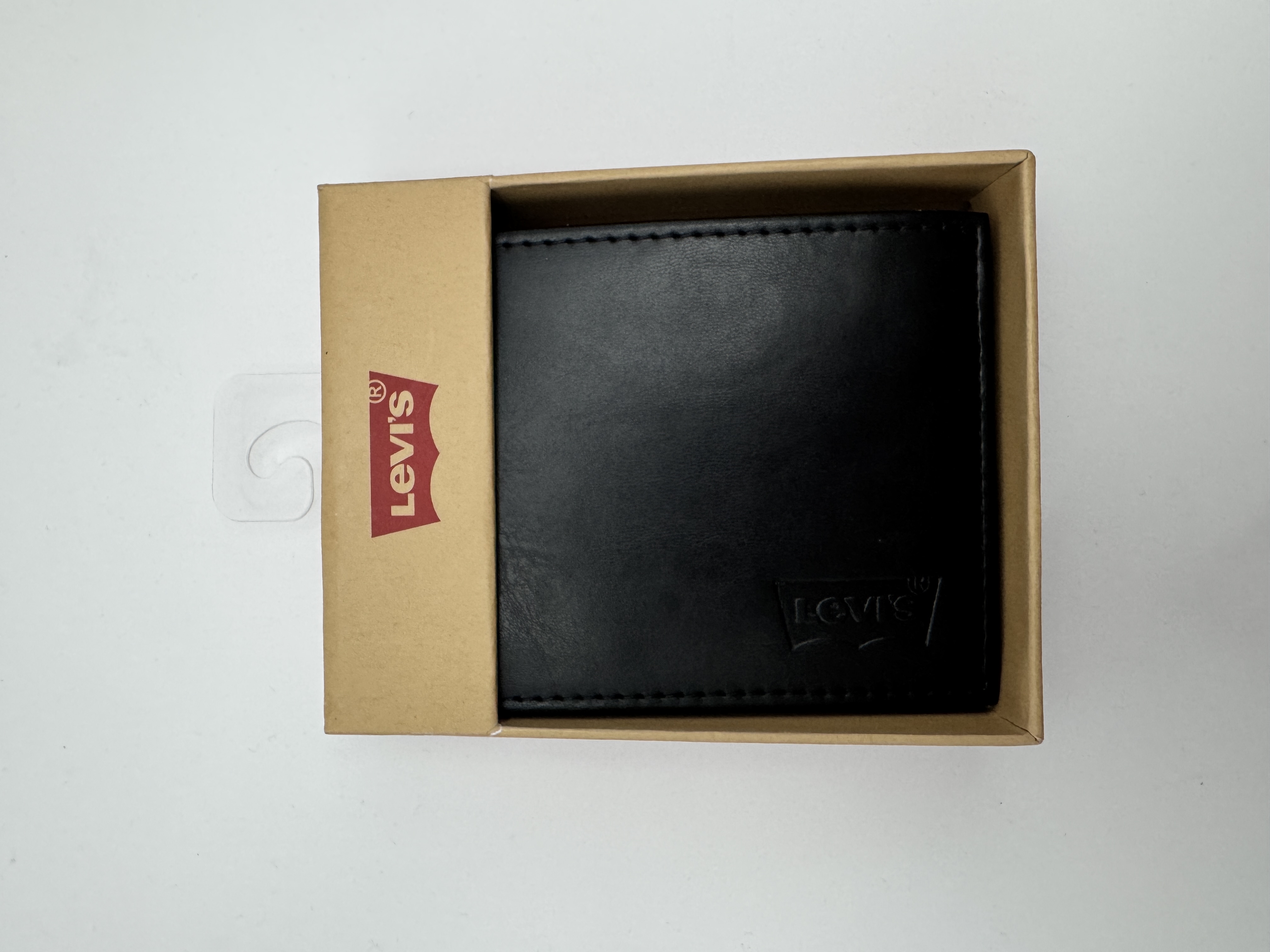 Levi’s黑色皮銀包 (香港現貨)