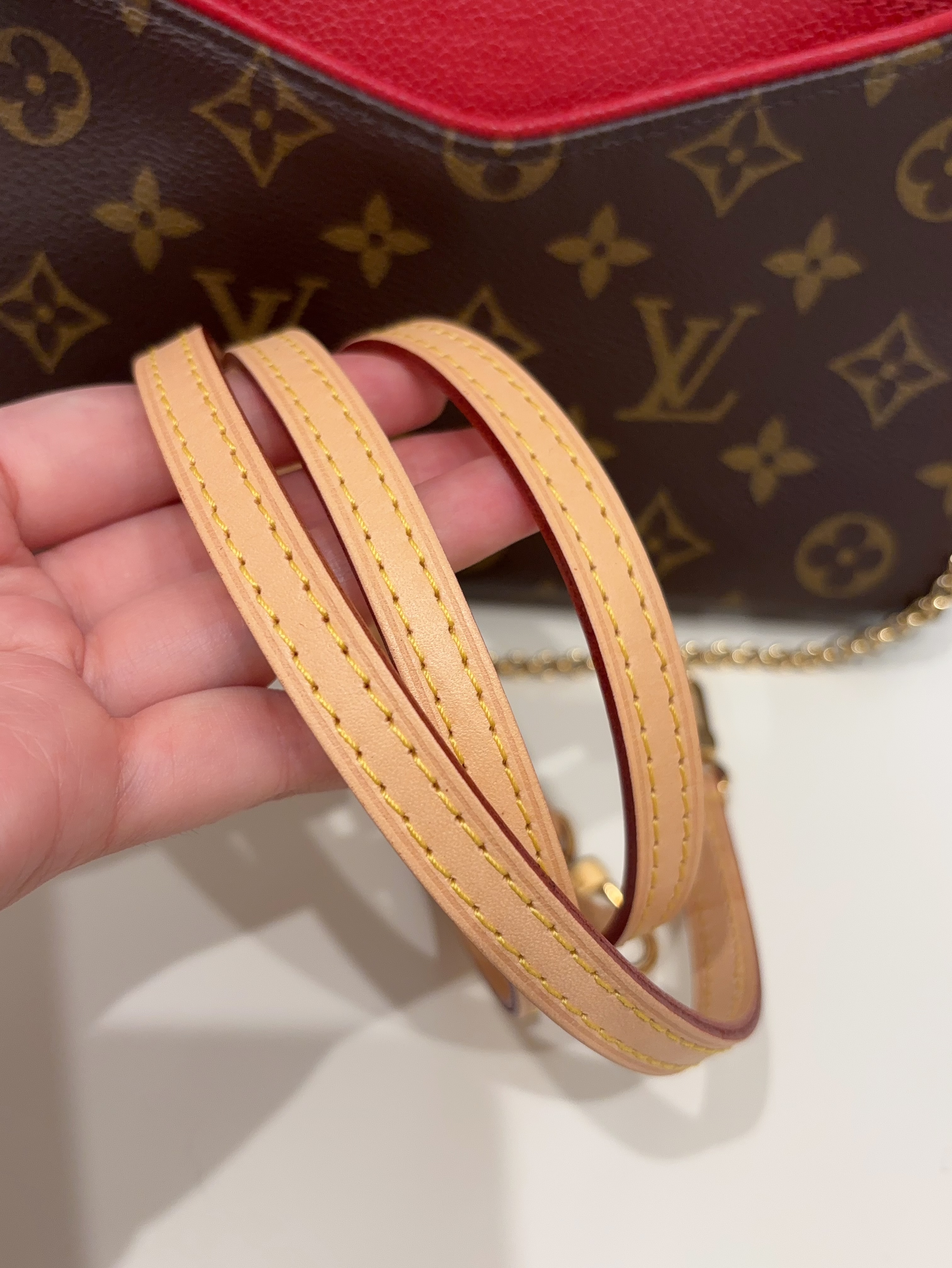 Lv Pallas woc wallet on chain crossbody bag unused 