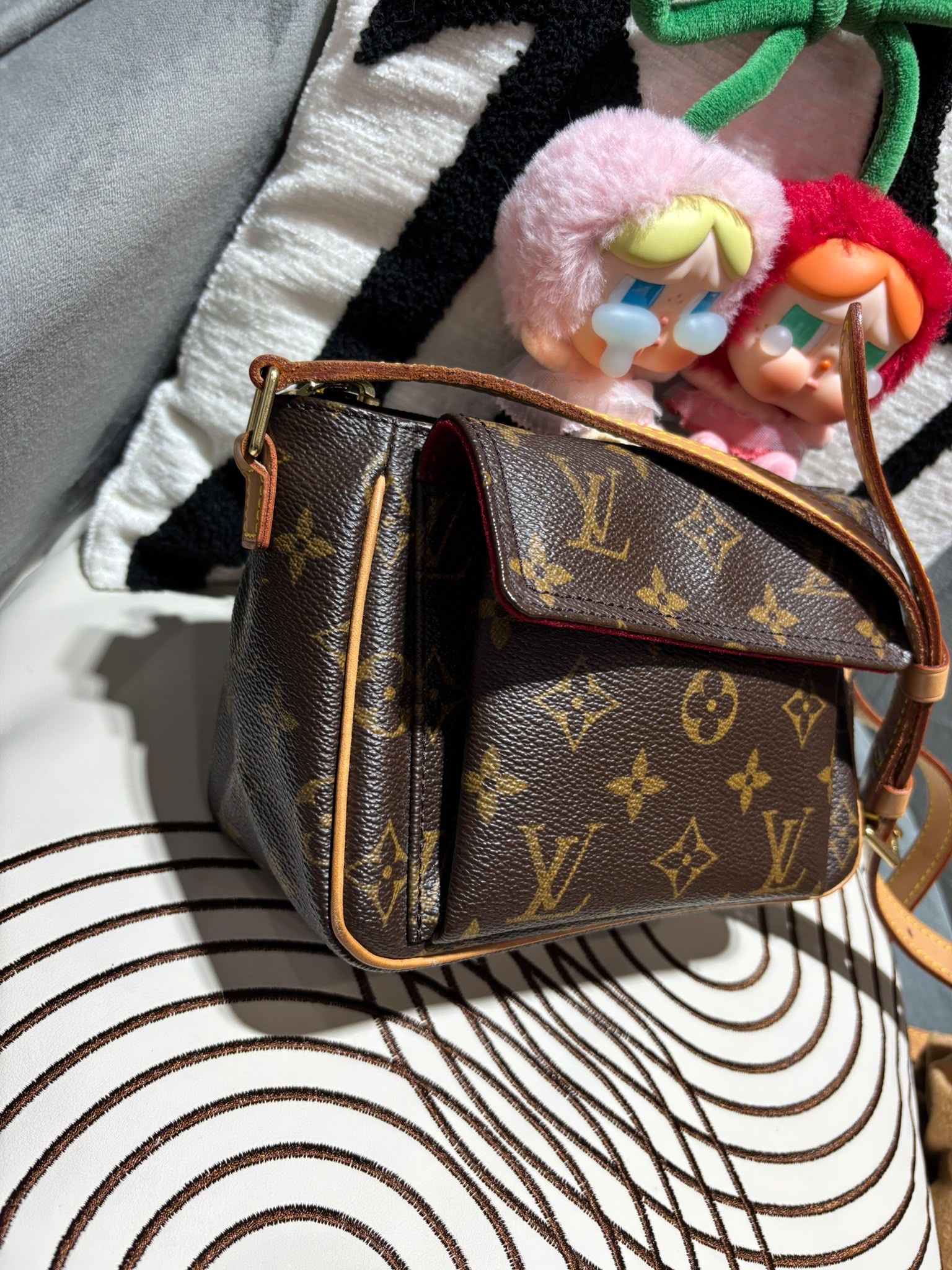 LV viva Cite PM crossbody bag Monogram 100%Authentic, 90%New ✅Dust bag