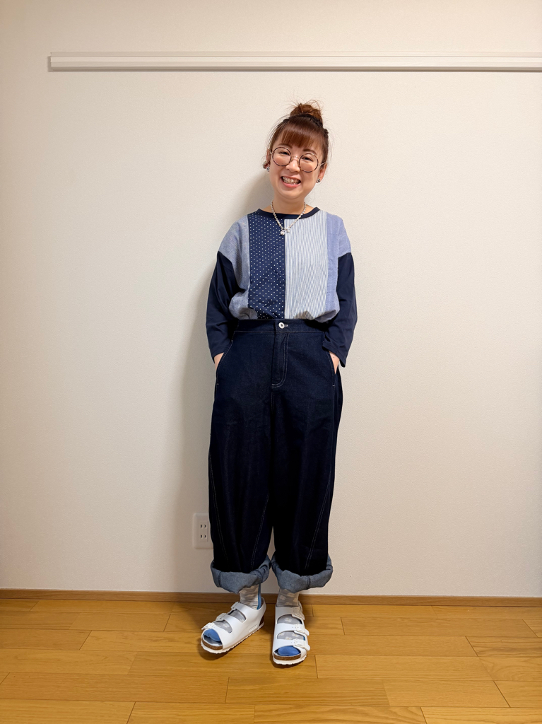 日本拼款衫