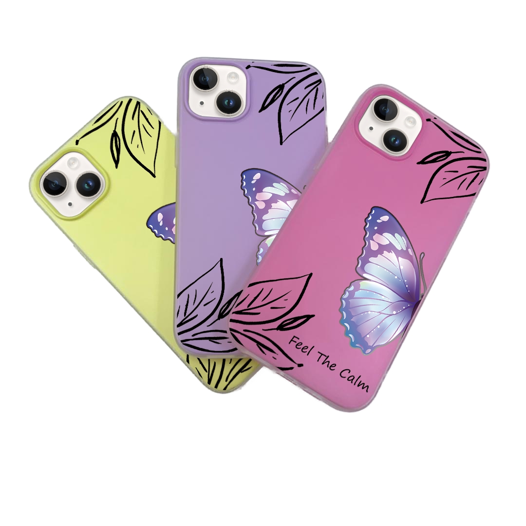 JELLY CASE PHONE FOR IPHONE - DESIGN BUTTERFLY H
