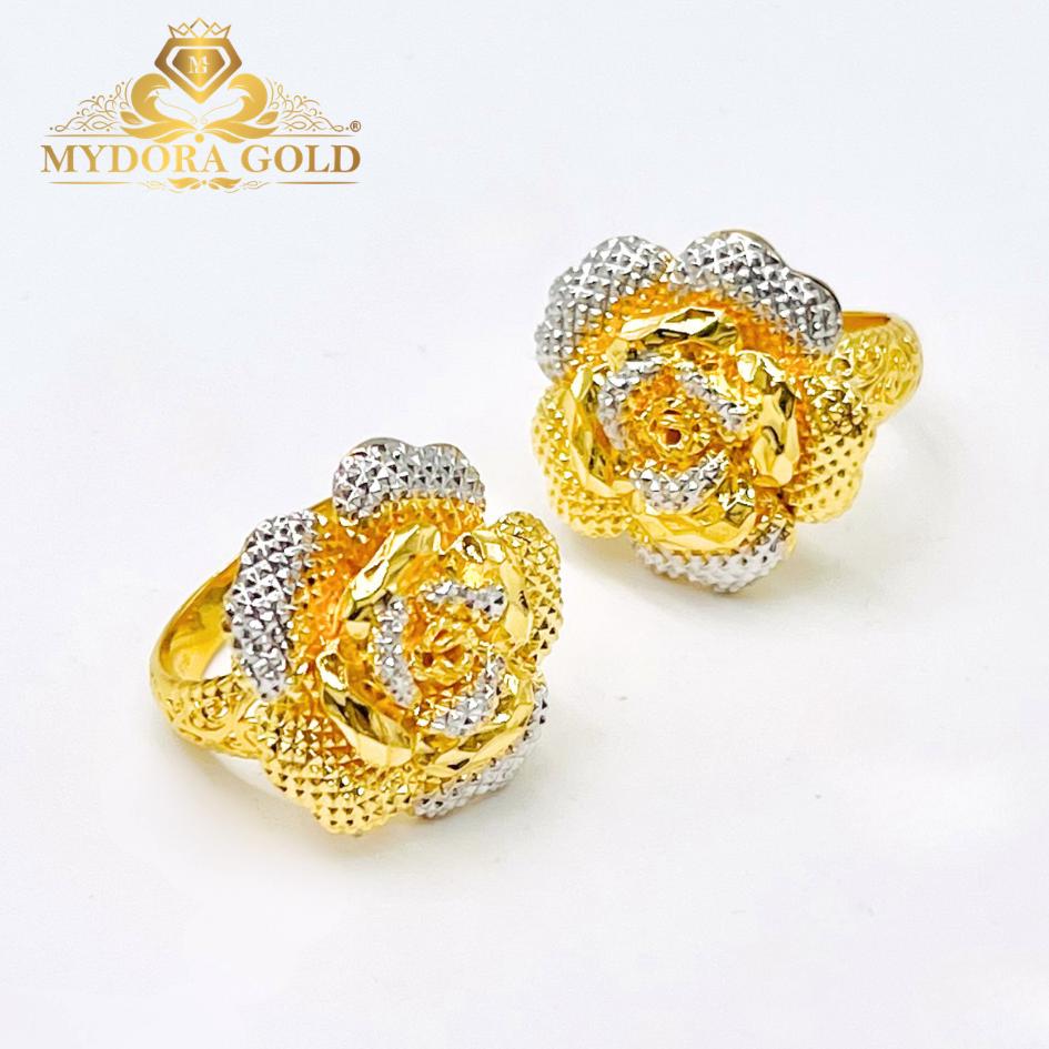MYDORA Cincin Bunga Rafflesia (5G) l EMAS 916/22K
