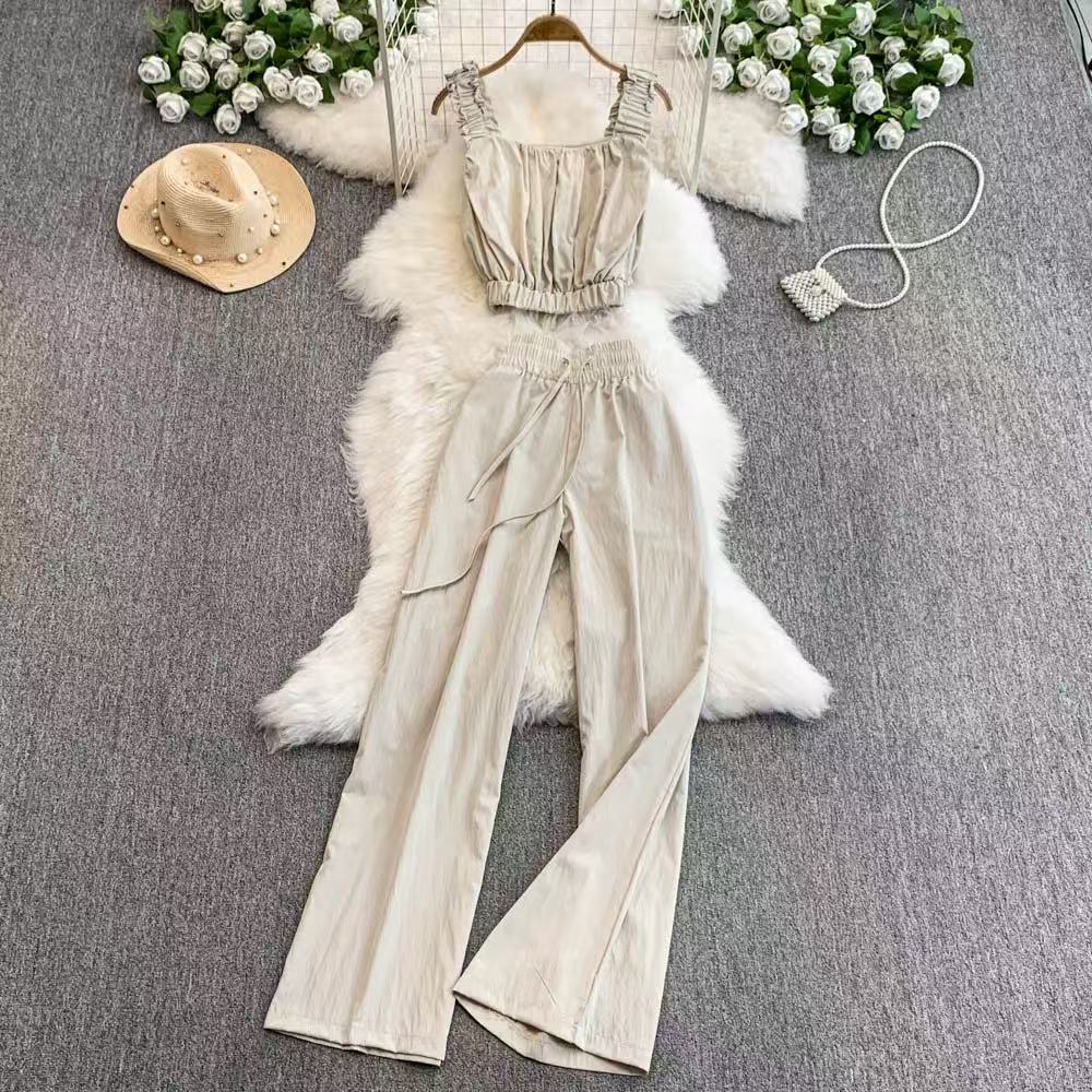 ST281木耳背心套装