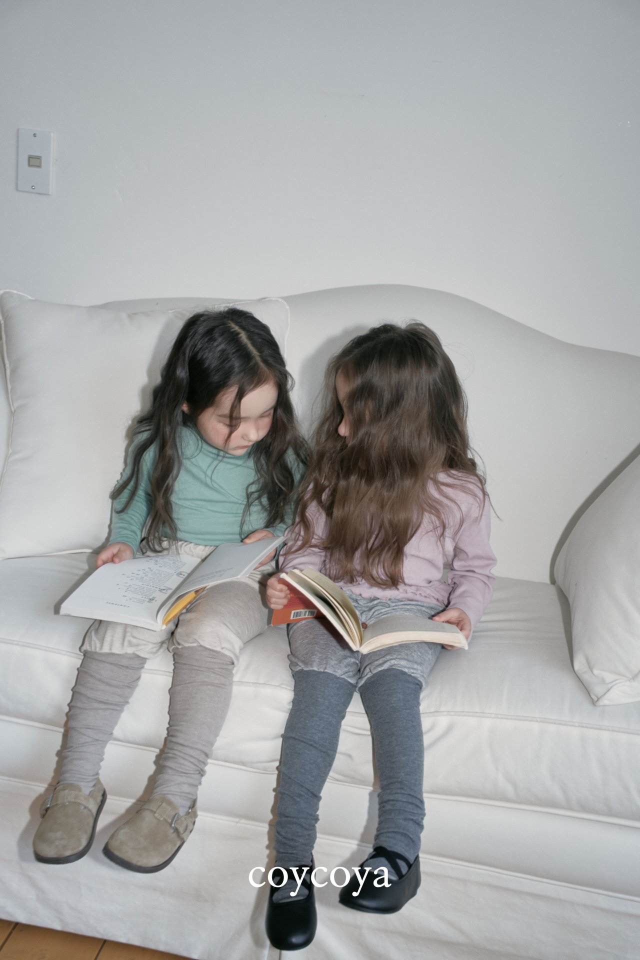 🌸預訂 韓國直送🌸🇰🇷COYCOYA兩色腳套寬鬆長褲