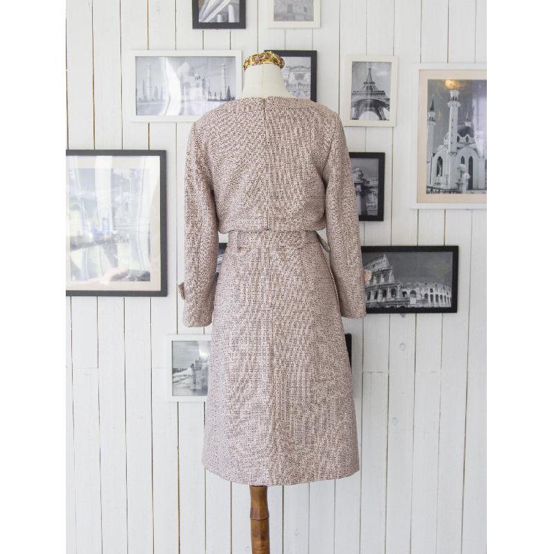 (SOLD OUT)1960s In-Vogue MOD Dress with Belt(FM073)