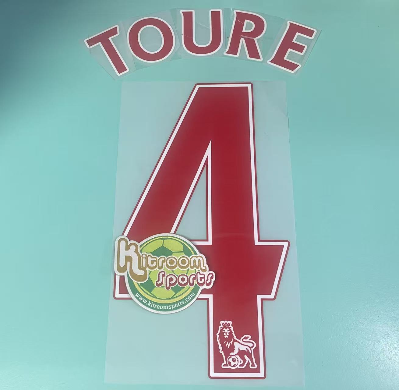 2014-16 Liverpool Away EPL Nameset #4 TOURE
