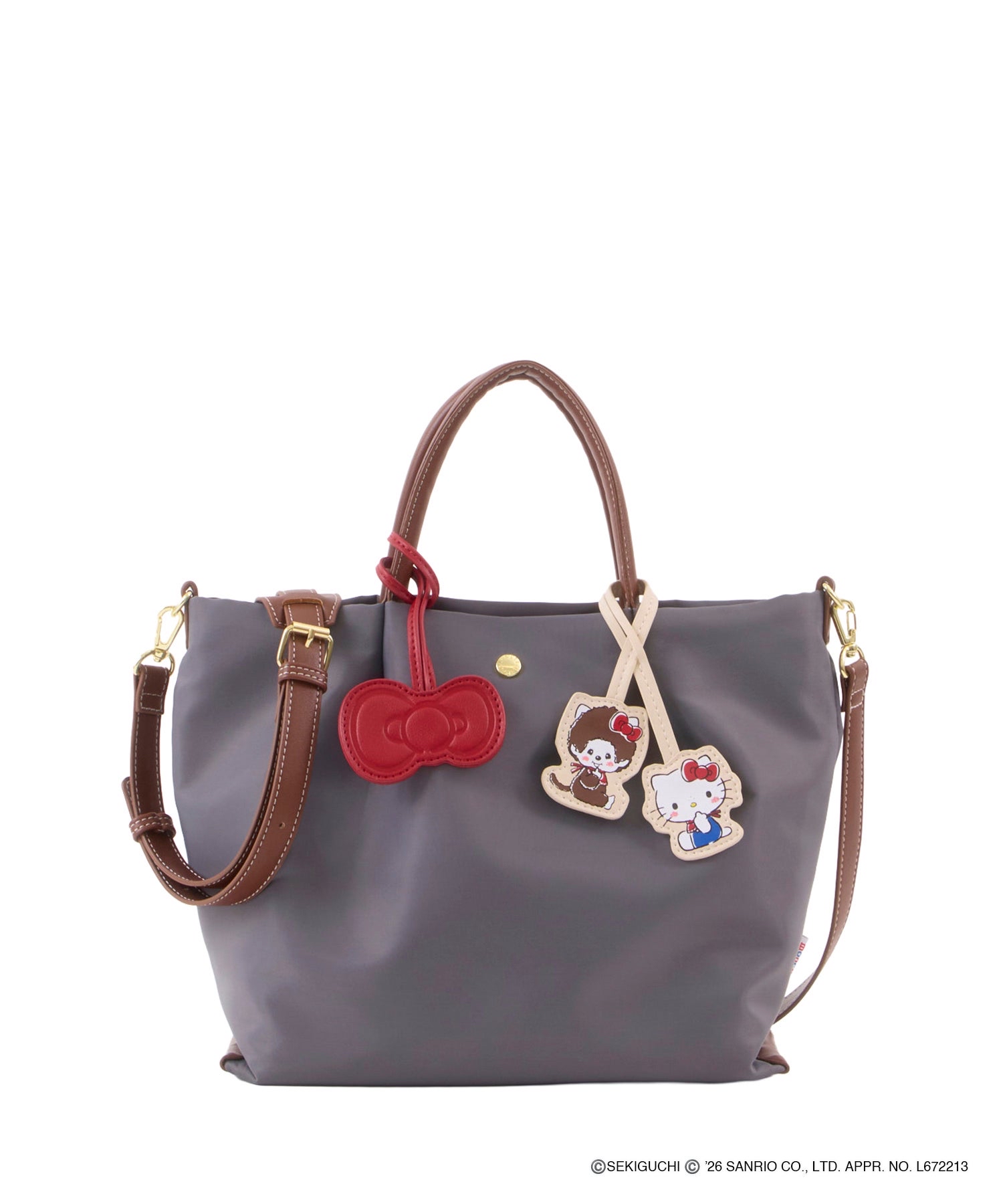 🎀【預訂】Monchhichi × Hello Kitty Charm bag G