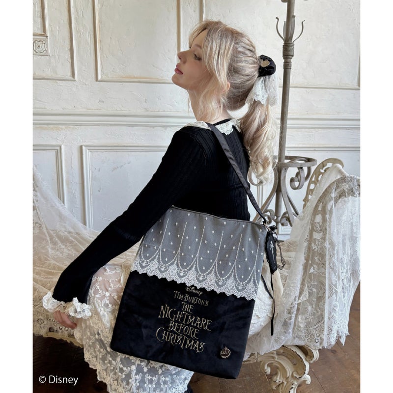 日本預訂📍日本怪誕城之夜服飾/手袋系列 - Lace風Tote Bag 不包郵 2026年11月中旬出貨