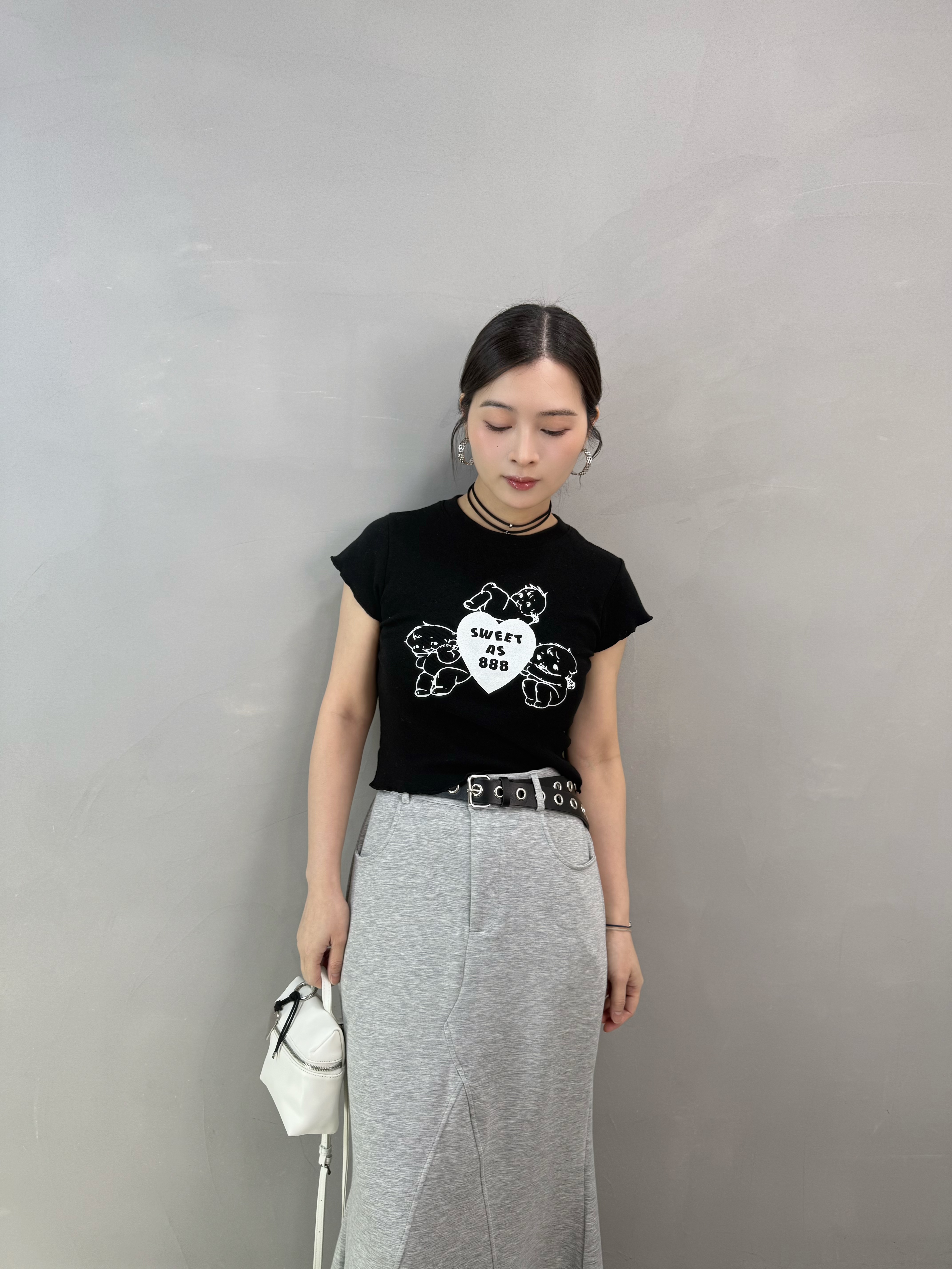 S74 通花baby Tee