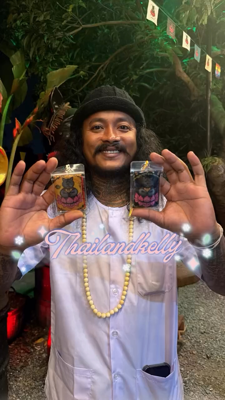 阿贊班迪 阿贊黑貓 提防假冒Kelly親自拜訪供請 貓王化太歲/招貴人符布