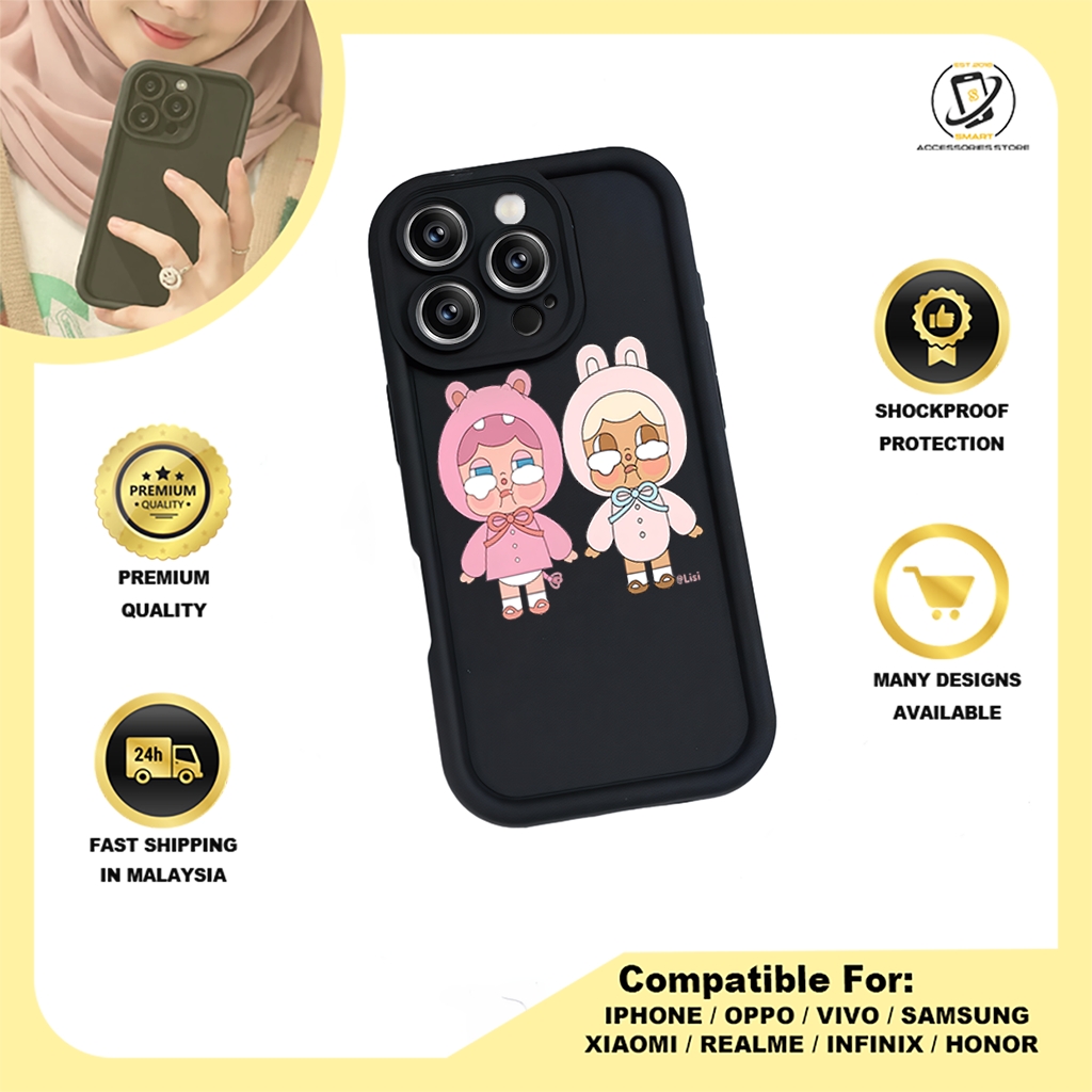 TPU DESIGN CASE PHONE FOR OPPO - DESIGN CRYBABY A