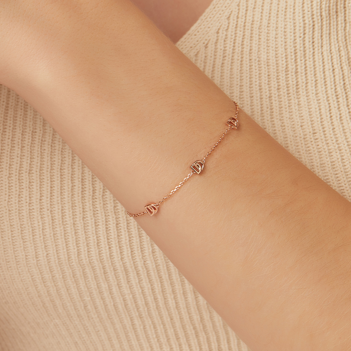 DIDIER DUBOT Miss Doux 玫瑰金手鏈/腳鏈 (JDRBR4S25XX)