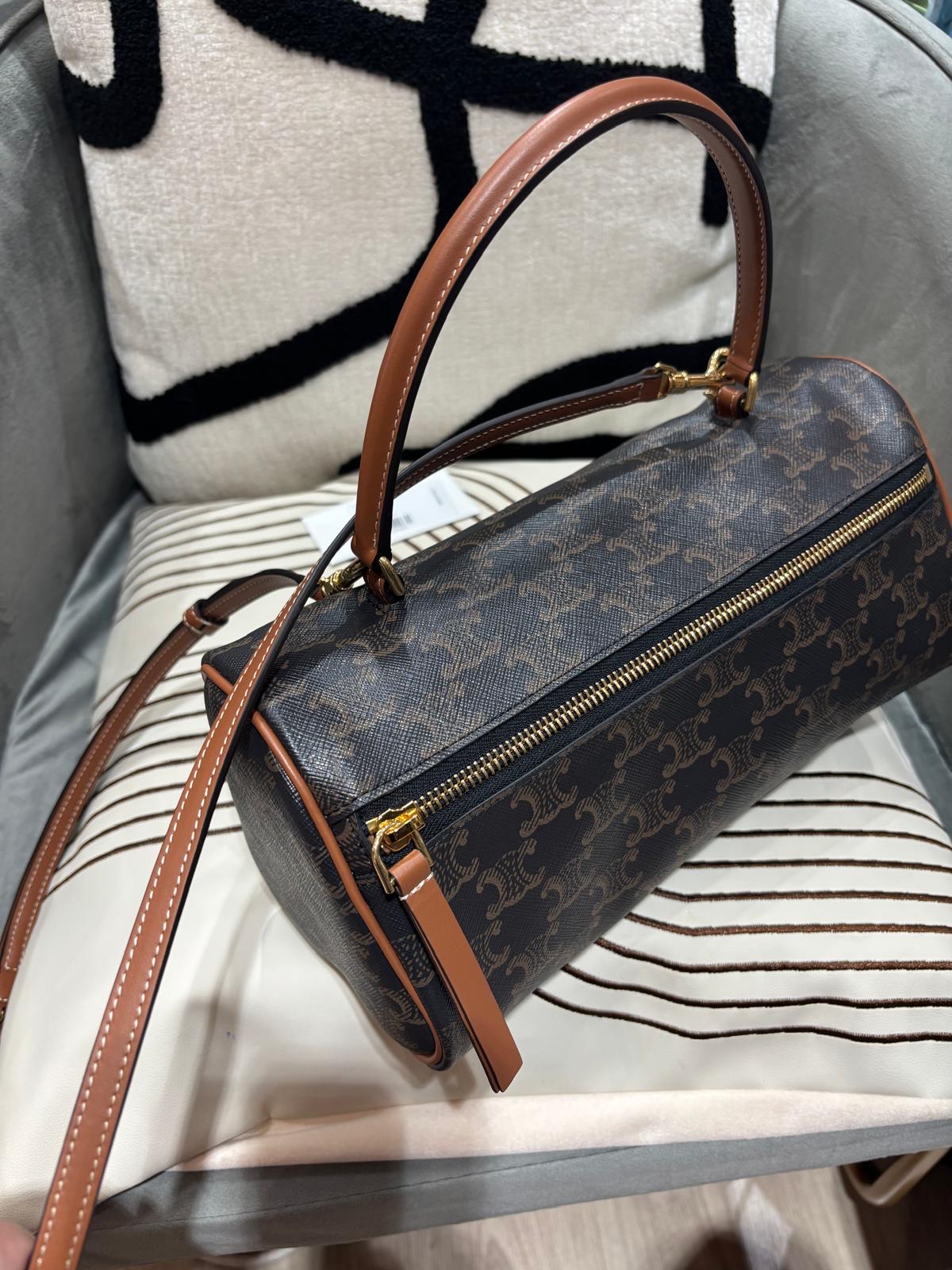 Celine Cylinder Boston Bag 100%Authentic, 99%New ✅Dust bag