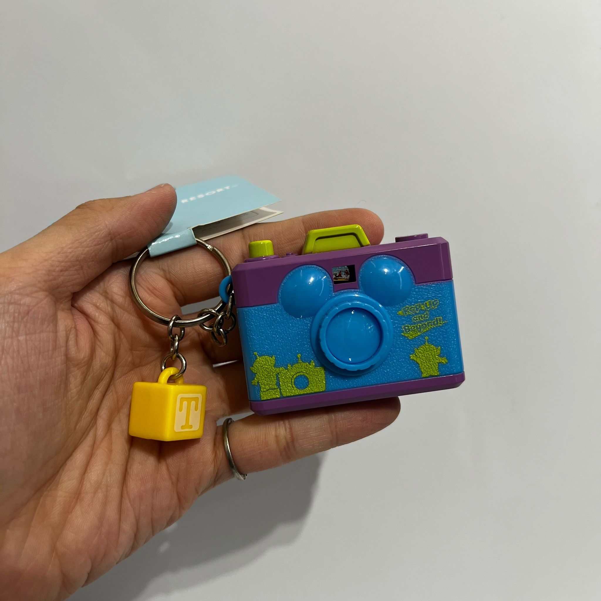 現貨 東迪限定 Pop up and Beyond 相機匙扣