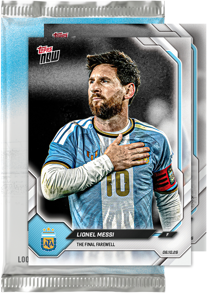 Lionel Messi - 2026 Argentina Topps NOW® Final Farewell 原封紀念包【團購】