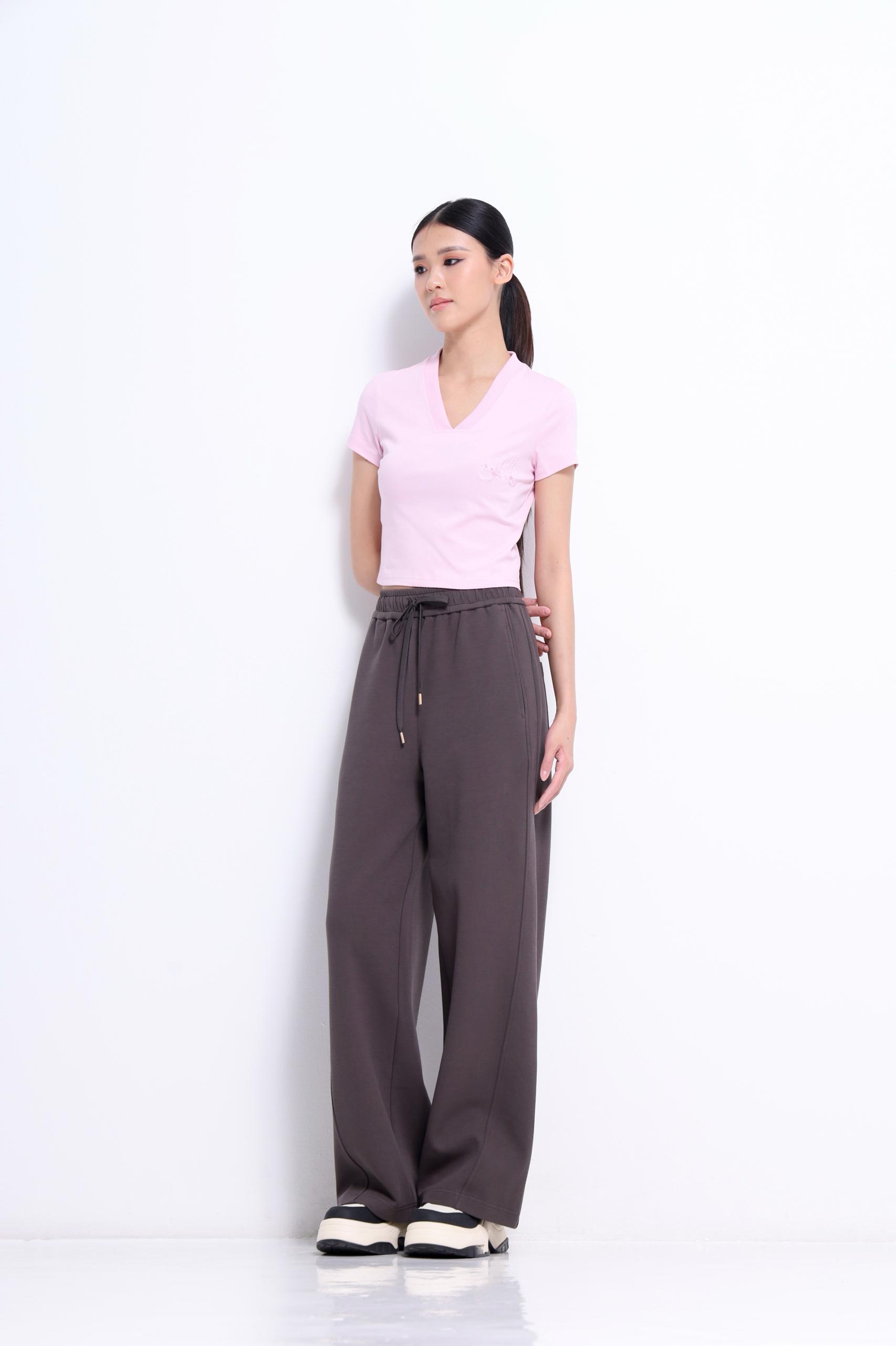 CB2723 EMBD LOGO SHORT SLLV MINI TEE