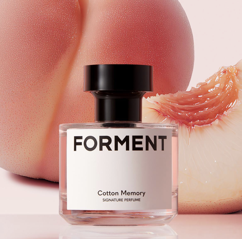 韓國 Forment 經典 純淨棉花記憶 香水 50ml + 星星形固體香膏吊飾 ｜COTTON  MEMORY SIGNATURE PERFUME