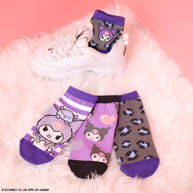 🆕【⭐訂購⭐】🌀 🇯🇵 日本直送 #Sanrio 短襪3對組套裝［6款選］🌀[ELCA-0009][260309]