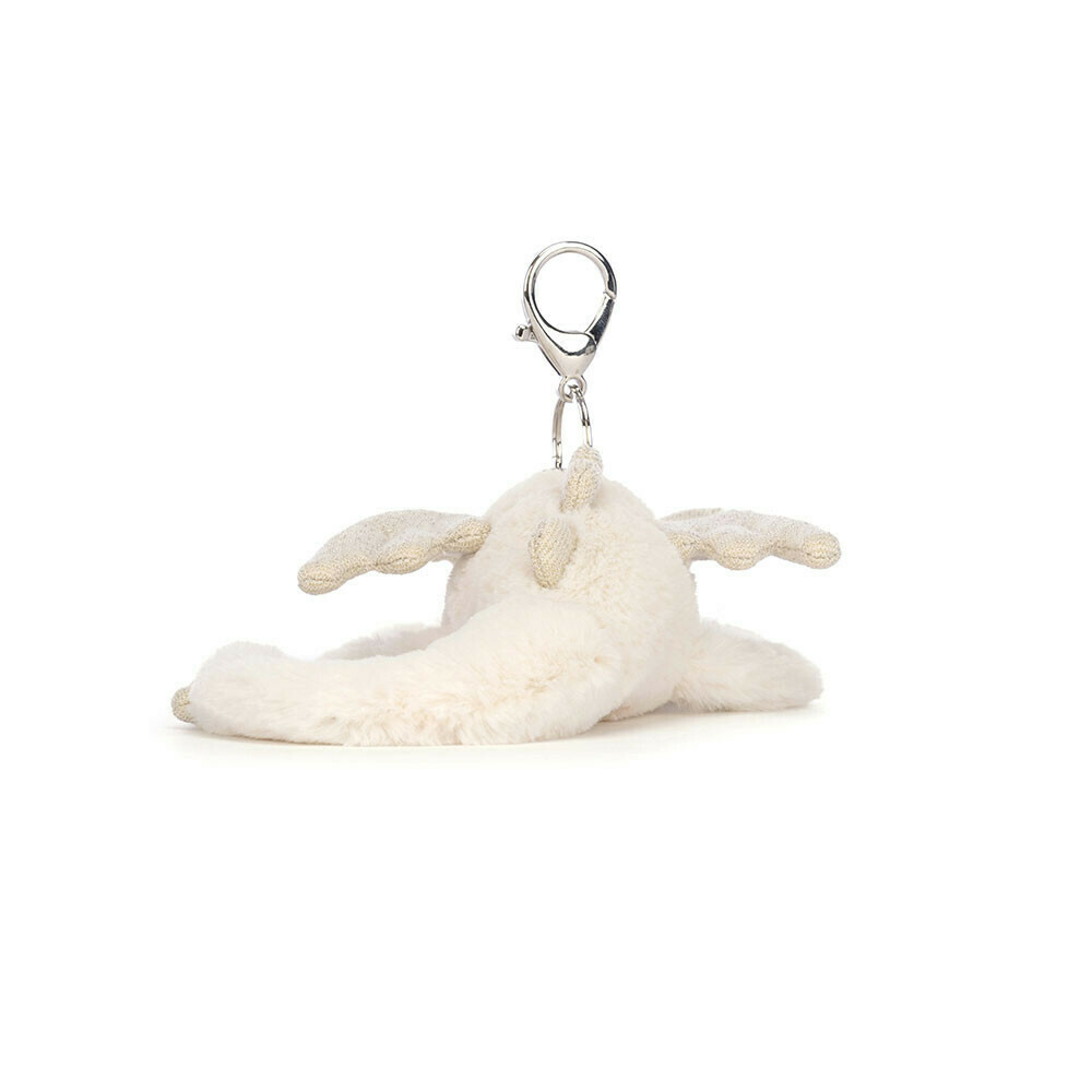 JELLYCAT Snow Dragon Bag Charm | 白龍鎖匙扣 (Retired)