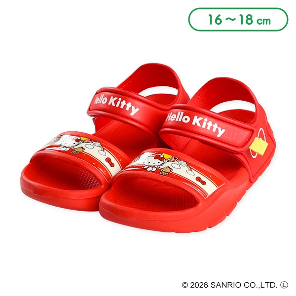 🇯🇵預訂 日本直送🇯🇵Hello Kitty圖案紅色涼鞋