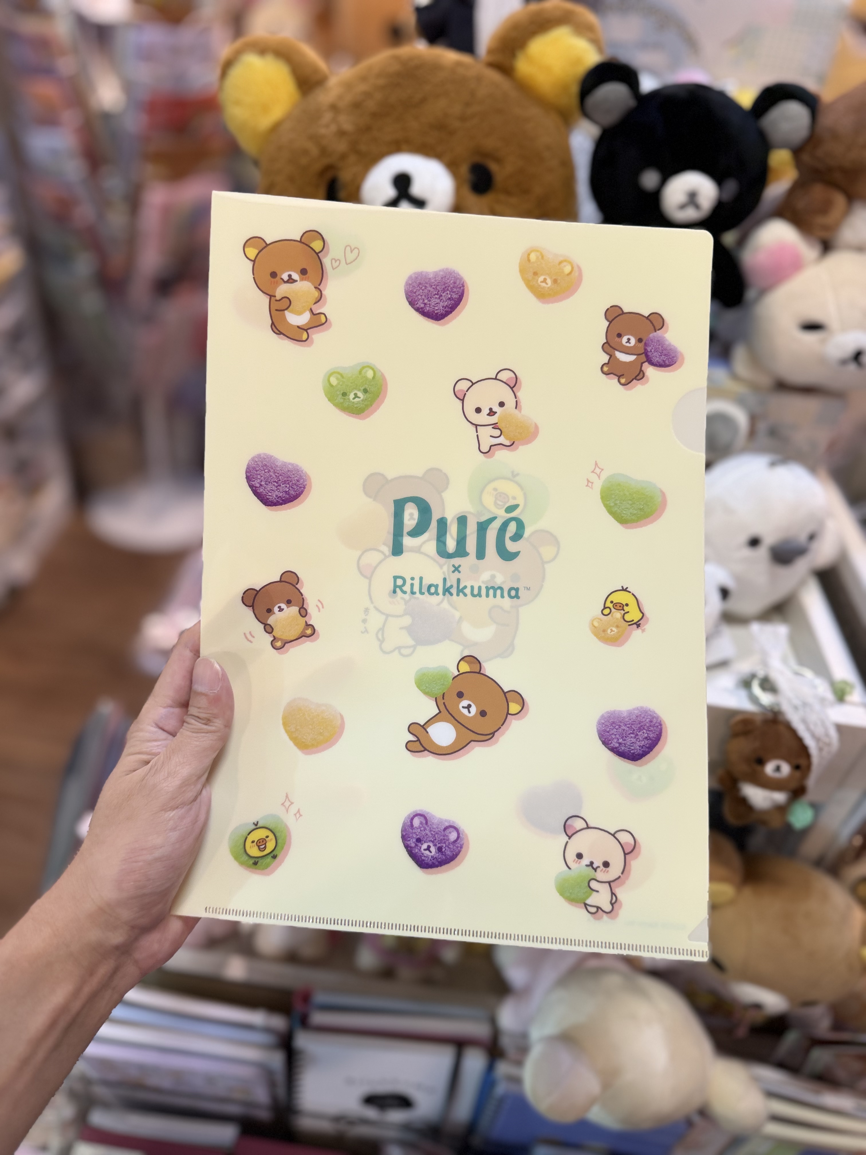 《現貨》全新loft 限定puregumi x rilakkuma 對裝file