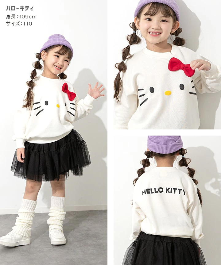 🆕【⭐訂購⭐】🇯🇵日本直送 🌀#Sanrio 立體耳仔/蝴蝶結 束袖衛衣 [5款選] 🌀[PLIA-0209] [261029]