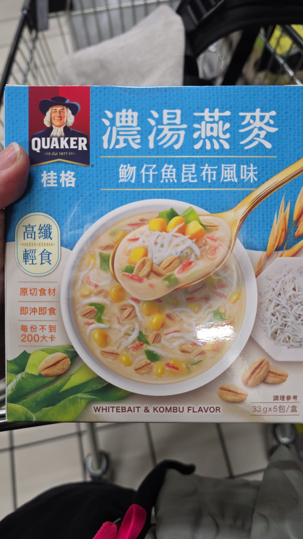 桂格 濃湯燕麥 魩魚仔昆布