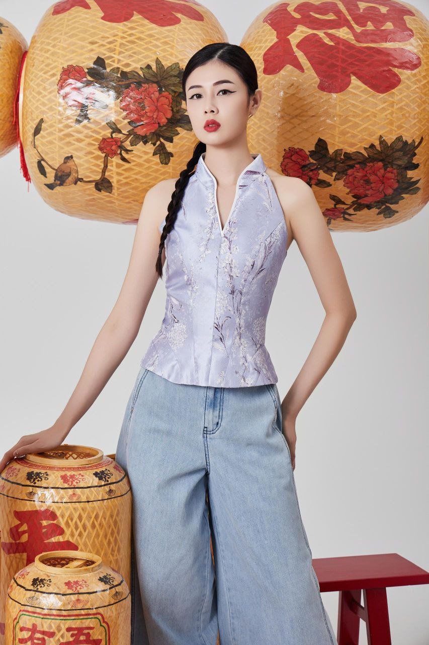 牛仔宽脚裤 1611