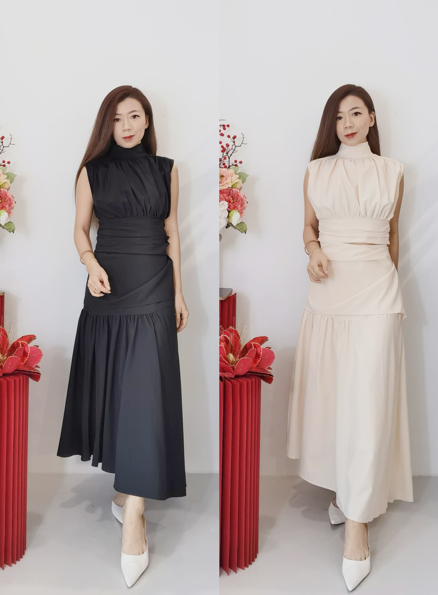 52781 Premium Dress Set名媛风气质套装