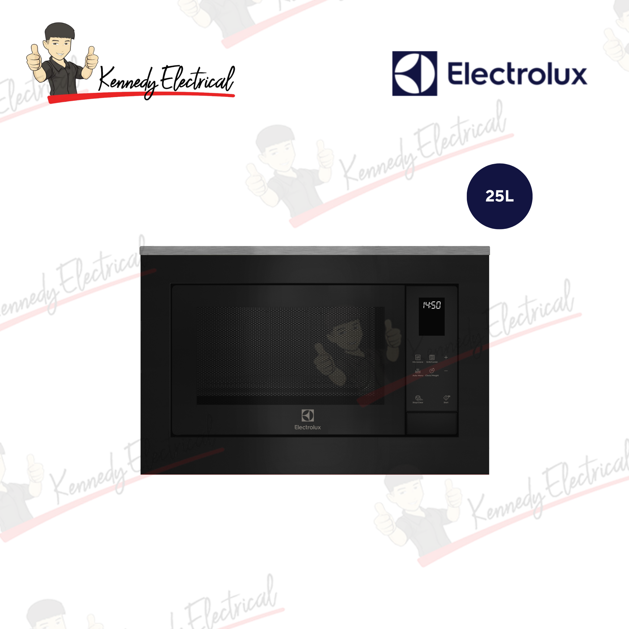 Electrolux 25L UltimateTaste 500 Built-in Microwave Oven (EMSB25XG)