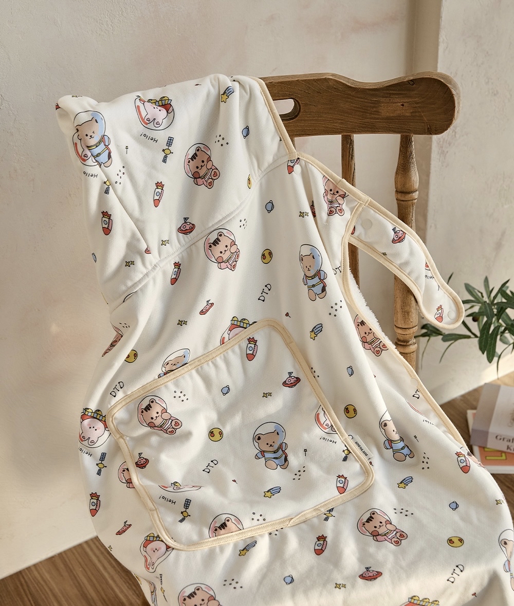 DOTTODOT 暖暖雪絨鬆軟系列-微纖維背巾毯