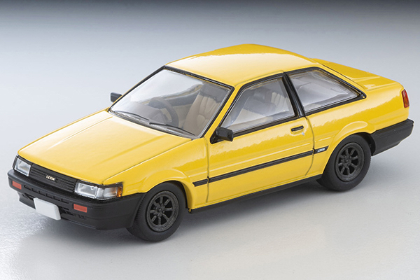 (預訂 Pre Order) Tomytec LV-N284f Toyota Corolla Levin 2 Door Watanabe Rims (Yellow)