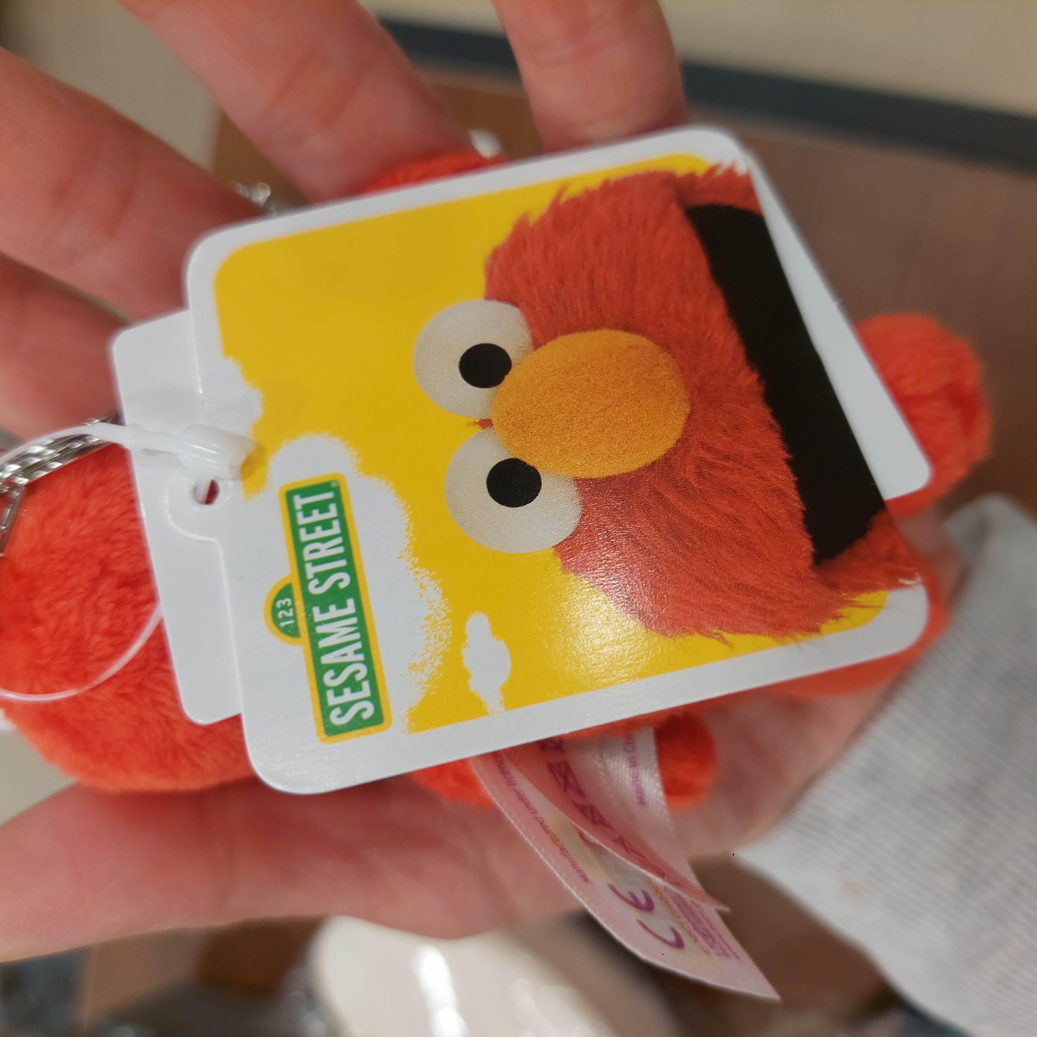 原裝日本 Sesame Street 芝麻街 Elmo 吊飾 KeyChain