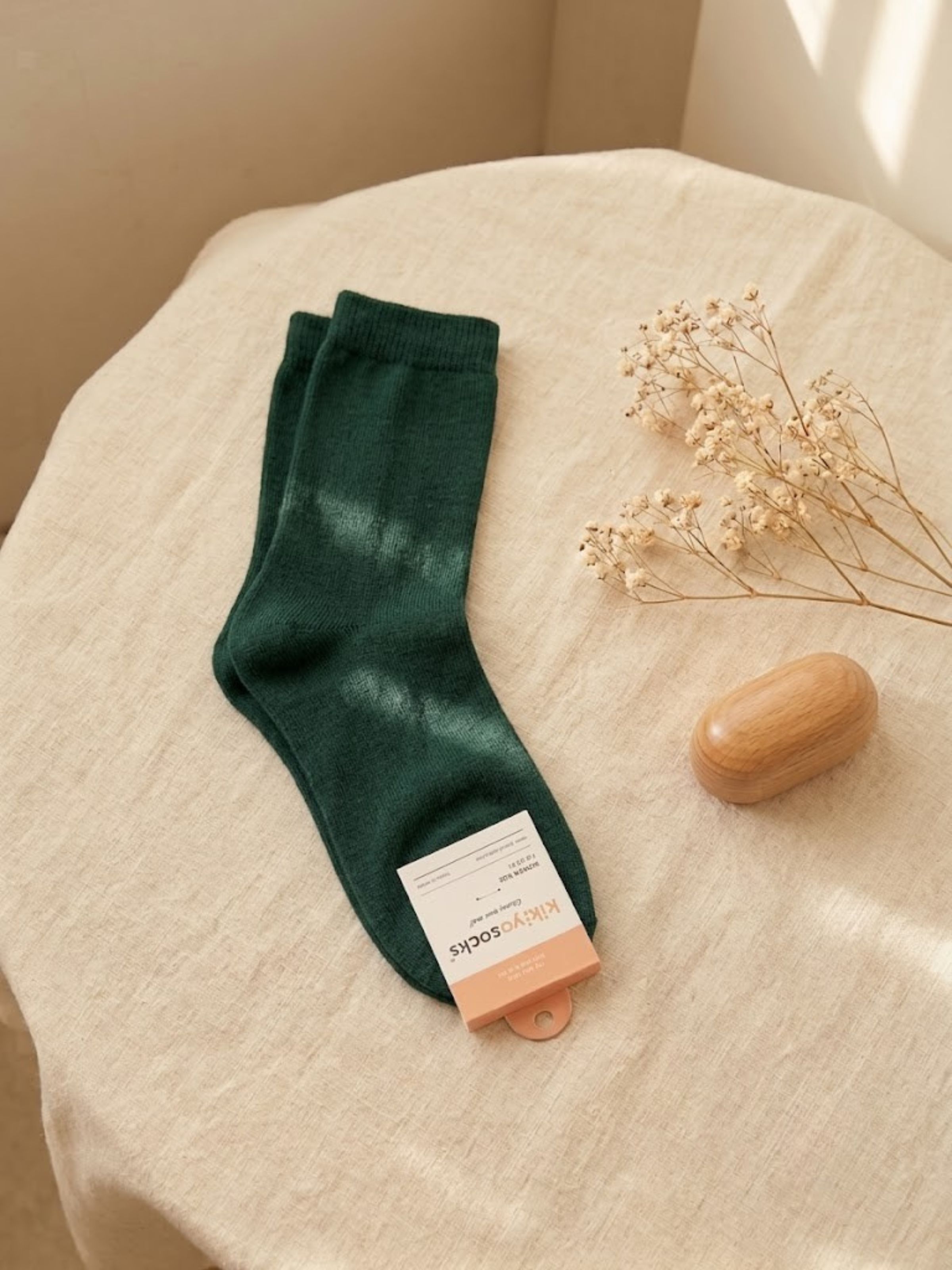 Korean Plain & Cozy Women Crew Socks