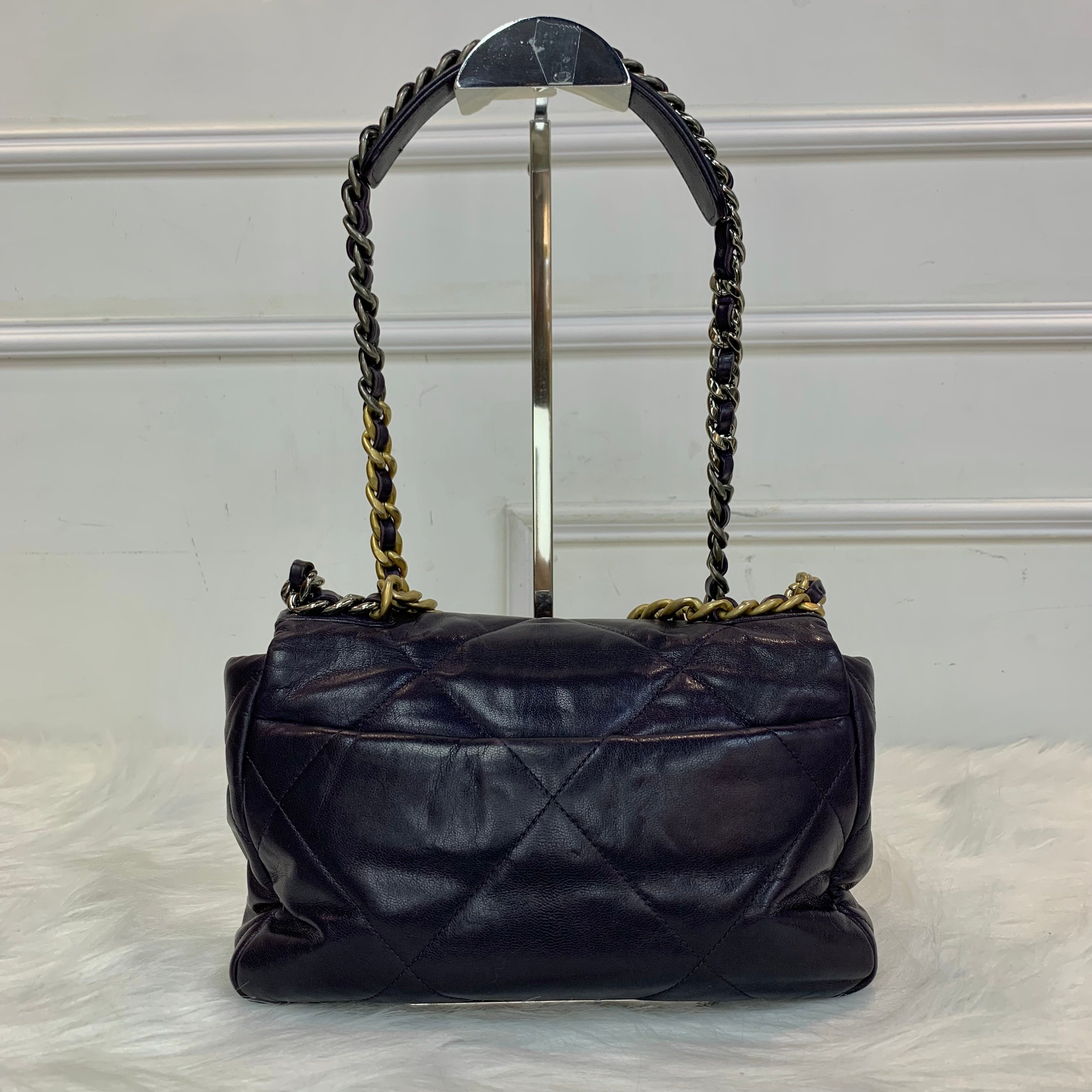 紫色控💜Full set Chanel19bag 罕有深紫色系列